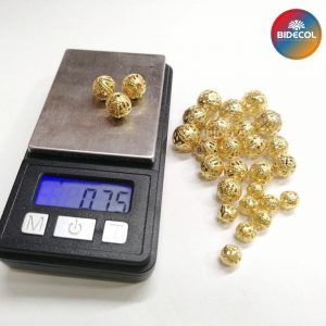 Balines de acero dorado / gramo 2.5 mm