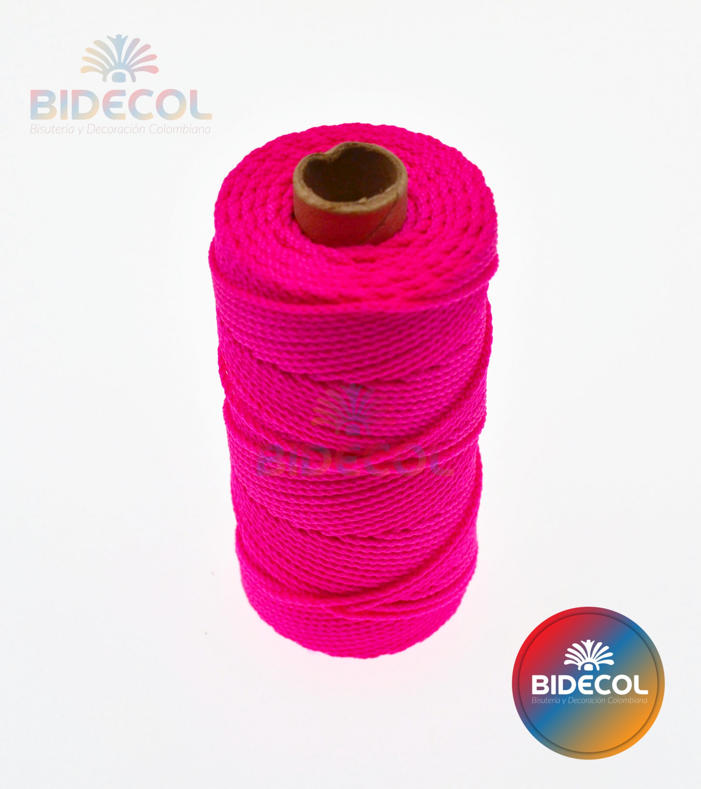 Hilo tricotín para personalizar 5 mm Rosa Fucsia x 5m - Perles & Co