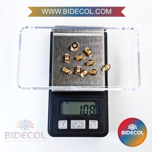 Cuña Mariposa Para Aretes Pequeño 0.6mm en Oro Golfi x 10 gramo - Imagen 3