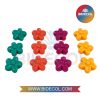 Pompones Mini en Colores Variados de 1.0cm x 12und