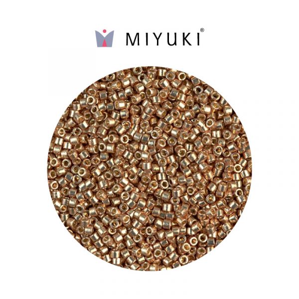 Miyuki delica color dorado galvanizado db1834