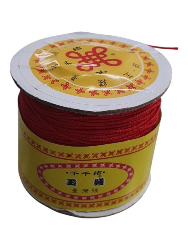 Hilo coreano para pulseras rojo 1 mm - Imagen 2