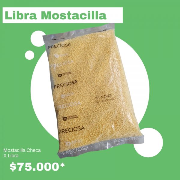 Libra de mostacilla checa amarillo pastel - Imagen 4