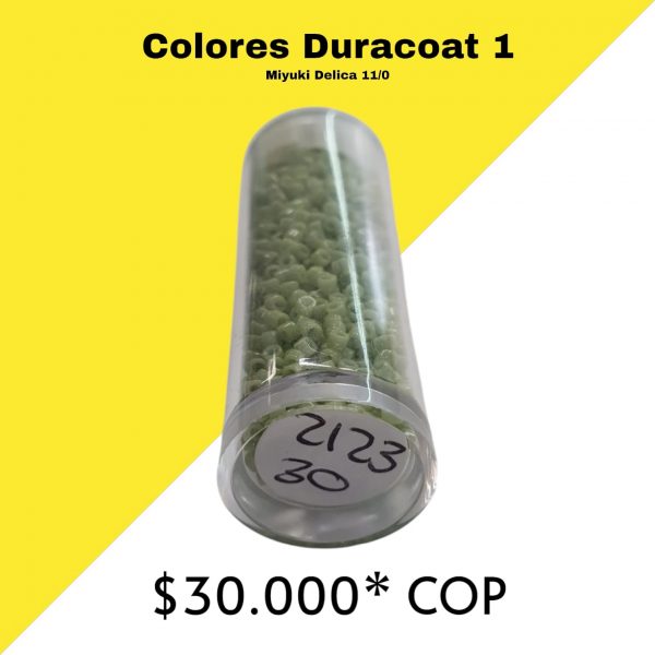 Miyuki delica duracoat verde db 2123 - Imagen 4