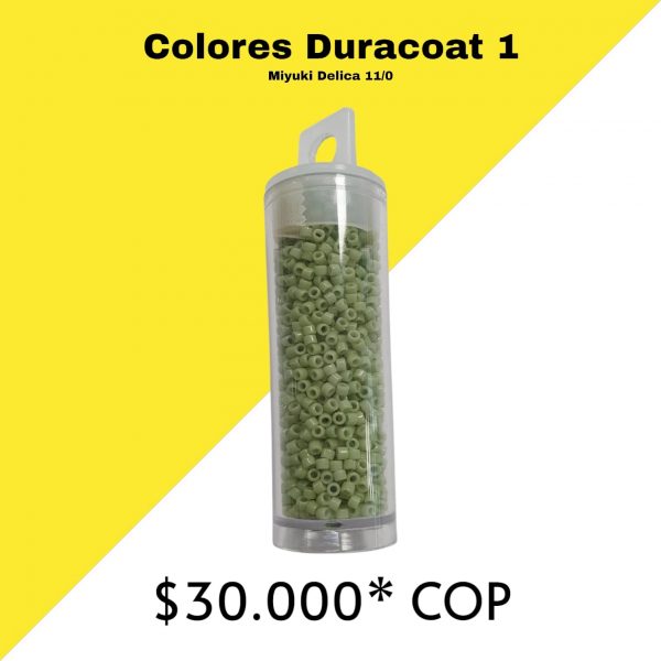 Miyuki delica duracoat verde db 2123 - Imagen 3