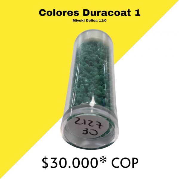 Miyuki delica duracoat verde db 2127 - Imagen 3
