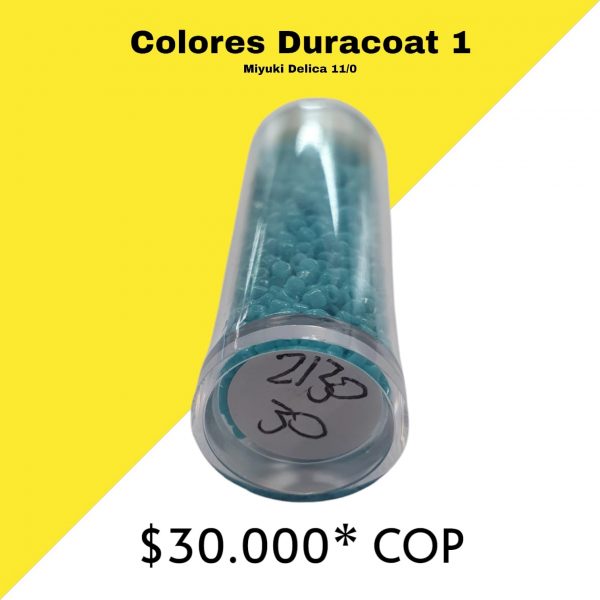 Miyuki delica duracoat verde azul db 2130 - Imagen 4