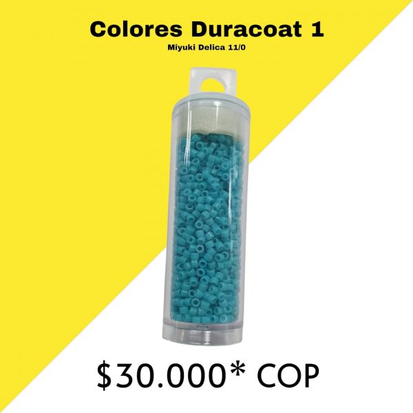 Miyuki delica duracoat verde azul db 2130 - Imagen 3