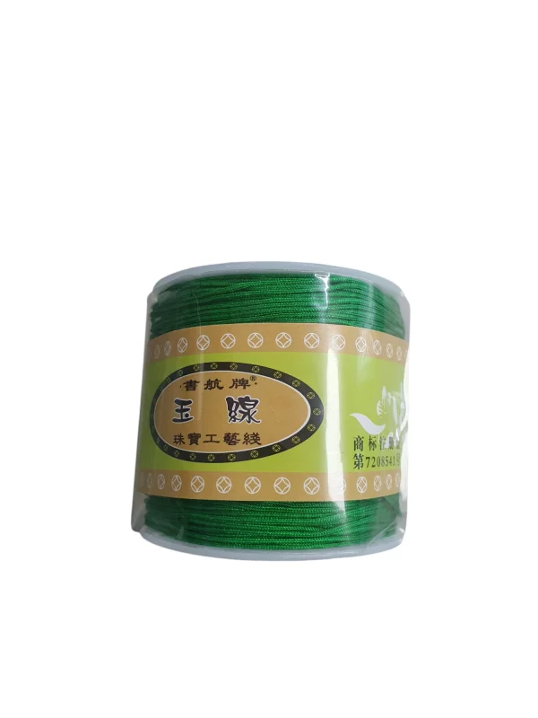 Hilo Chino Para Pulseras 0,8 (Verde) - Imagen 4