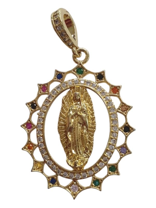 Virgen guadalupe rodio #4