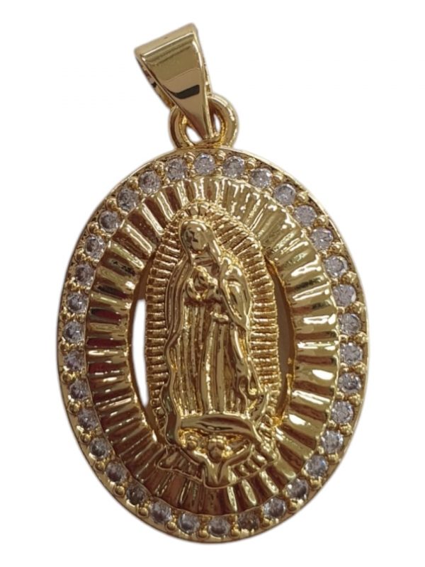Virgen guadalupe rodio #2