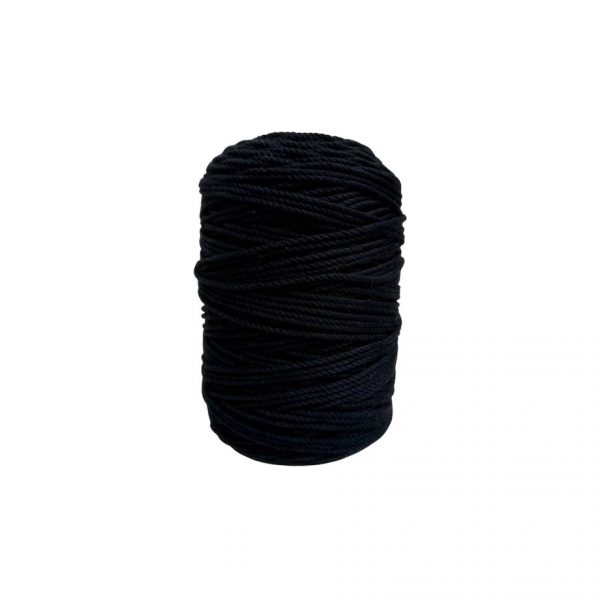 Piola De Poliester (3 mm) x 1000 Gr Color Negro
