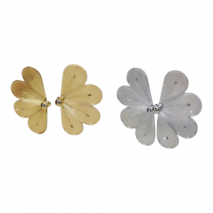 Aretes candongas chunky y topos covergold 38