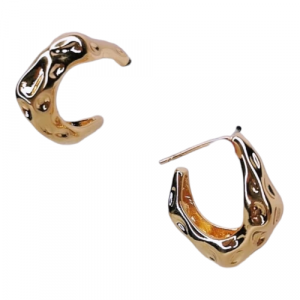Aretes candongas chunky y topos covergold 40