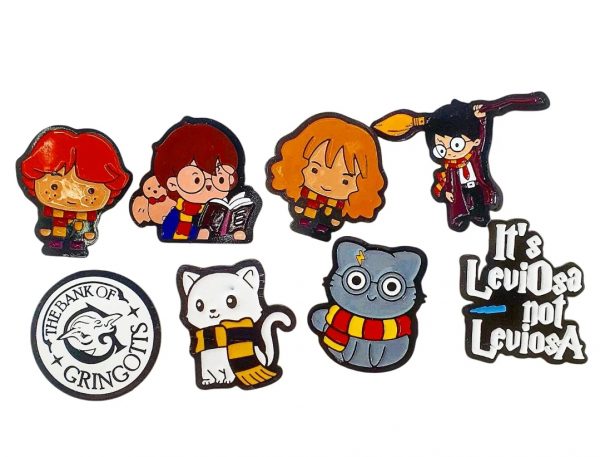Pines Harry Potter Colección x 8 Unidades