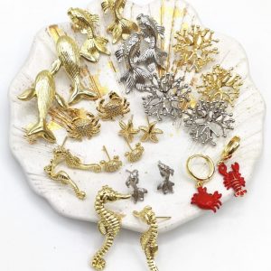 Aretes Baño Rodio Y Cover Gold