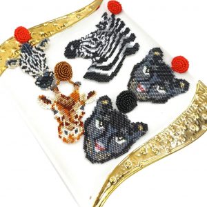 Aretes Tejidos Miyuki Delica