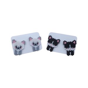 Topos Tejidos Miyuki Perritos x 2