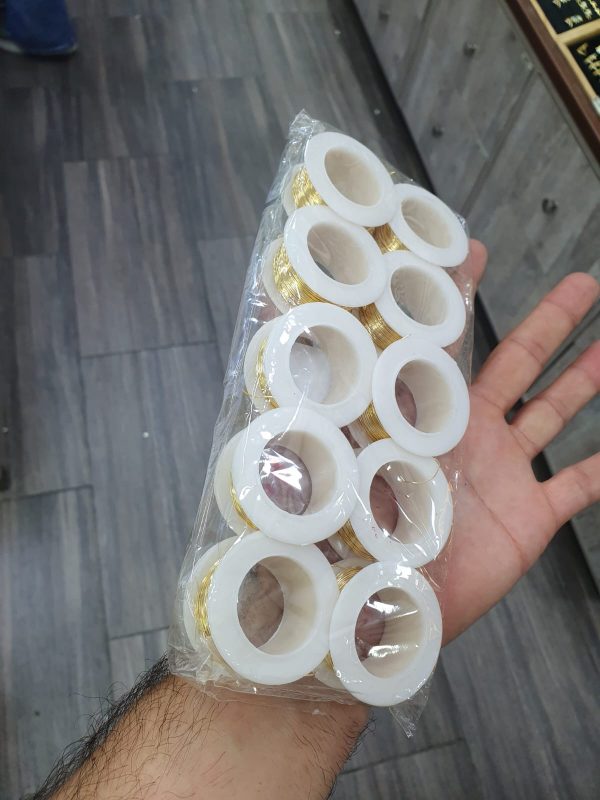 Alambre Dorado x 10 Unidades (#24)