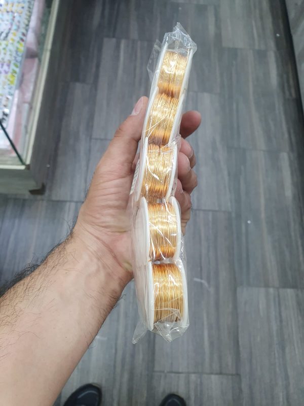 Alambre Dorado x 10 Unidades (#20)