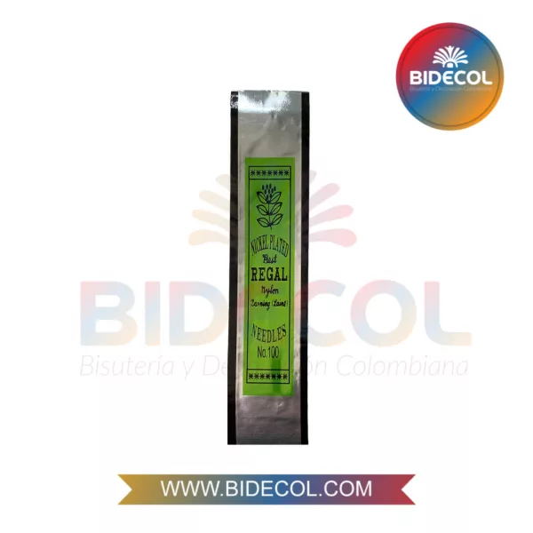 Aguja REGAL Larga #100 x 1 paño x 20und (oferta) - Imagen 2