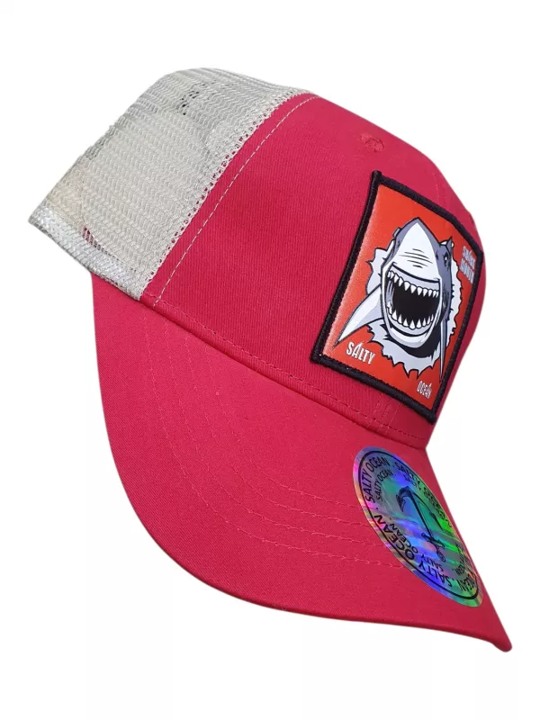 Gorra Salty Ocean Roja Shark Mouth - Imagen 3
