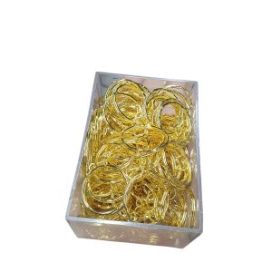 Herraje Argolla Dorada Para Llavero Millar