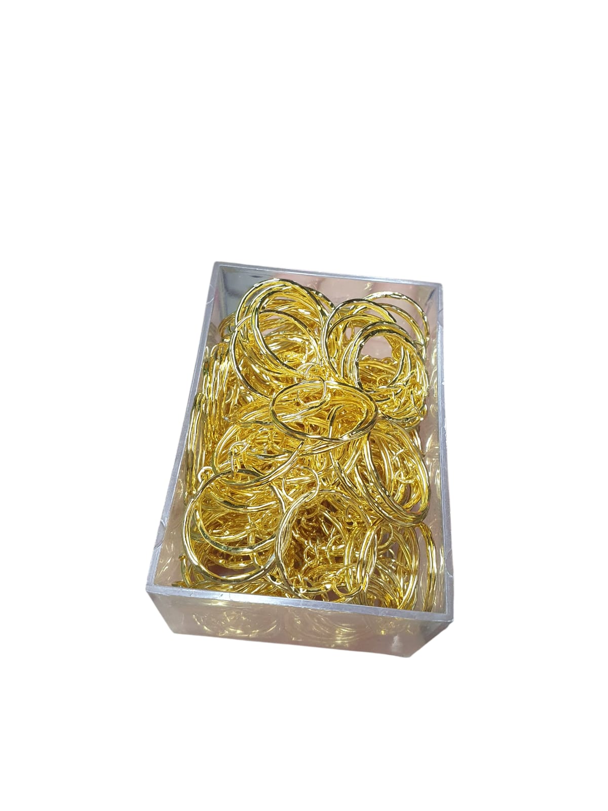 Herraje Argolla Dorada Para Llavero 12 Unidades - Imagen 8