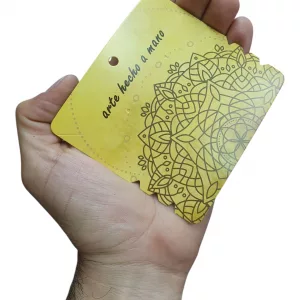 Cartones Para Pulseras Mandala Dorado