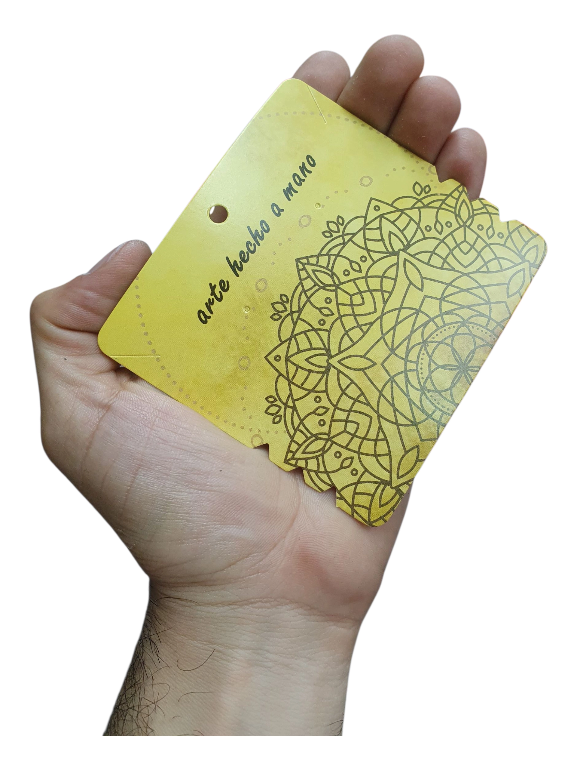 Cartones Para Pulseras Mandala Dorado