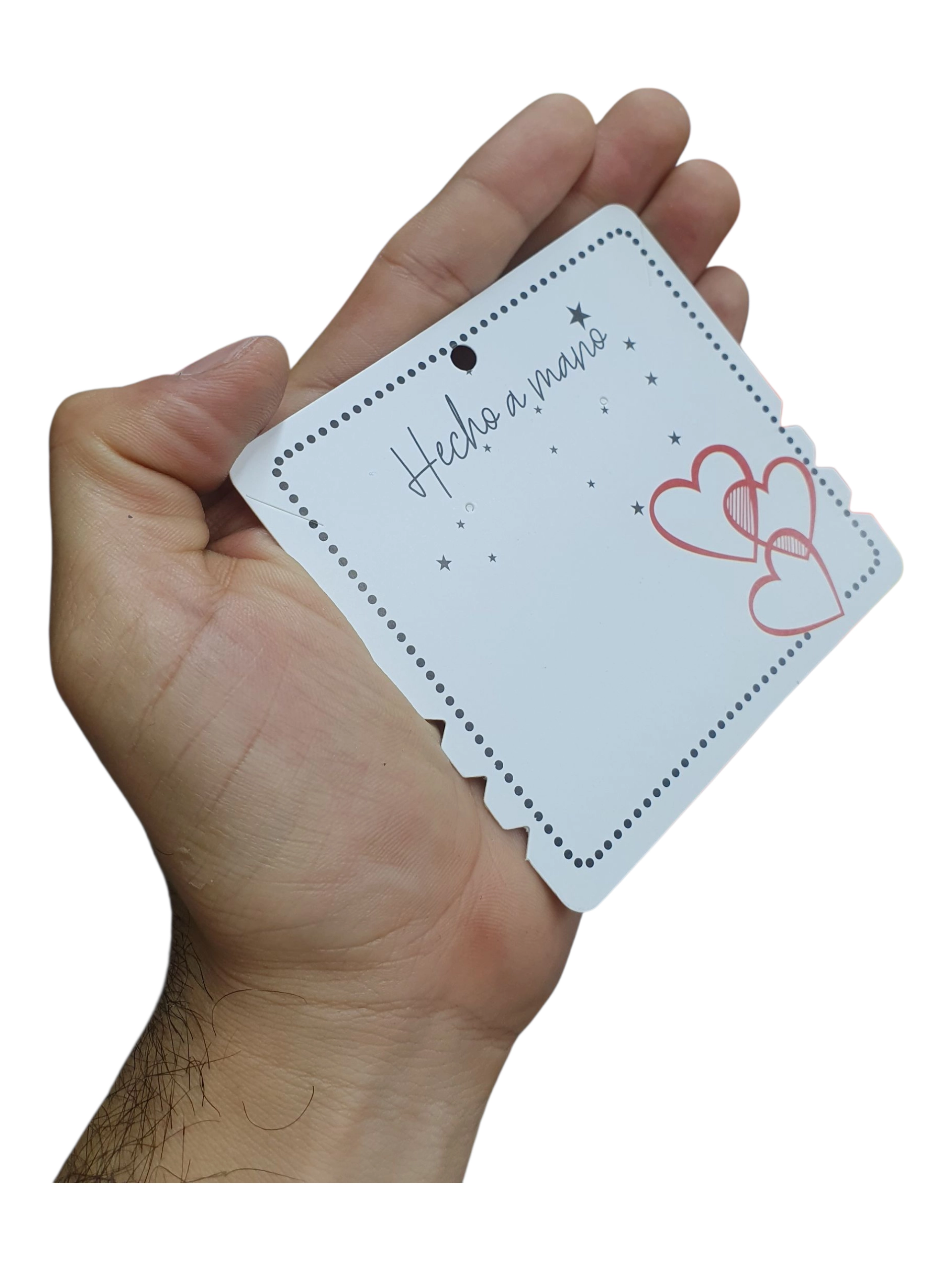 Cartones Para Pulseras Corazones Rojos