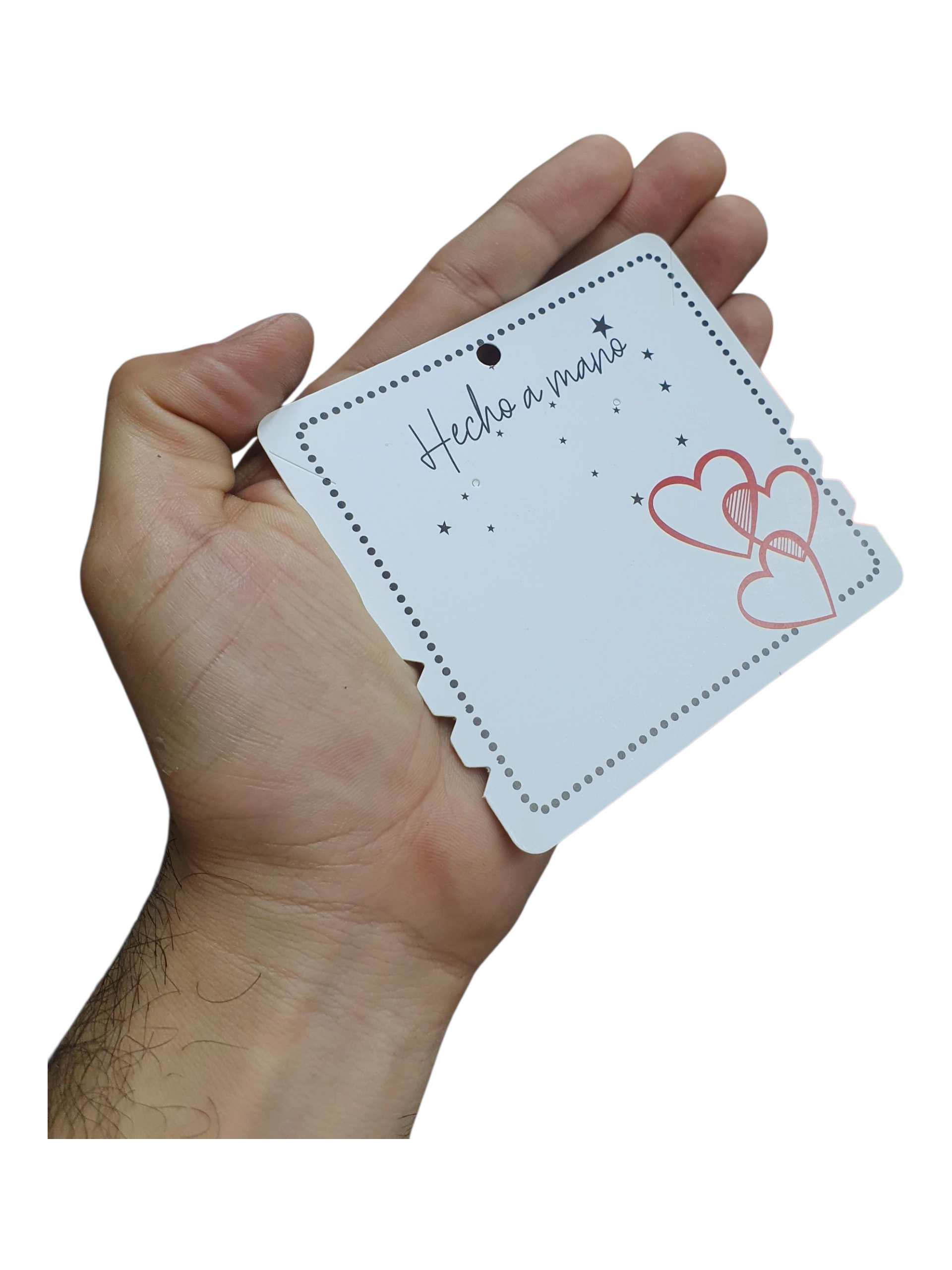 Cartones Para Pulseras Corazones Rojos - Imagen 3