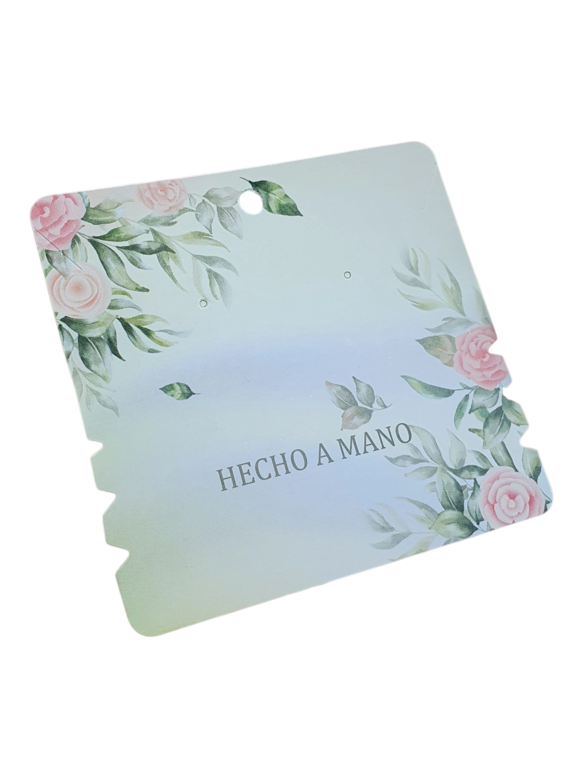 Cartones Para Pulseras Flores Fondo Verde - Imagen 4