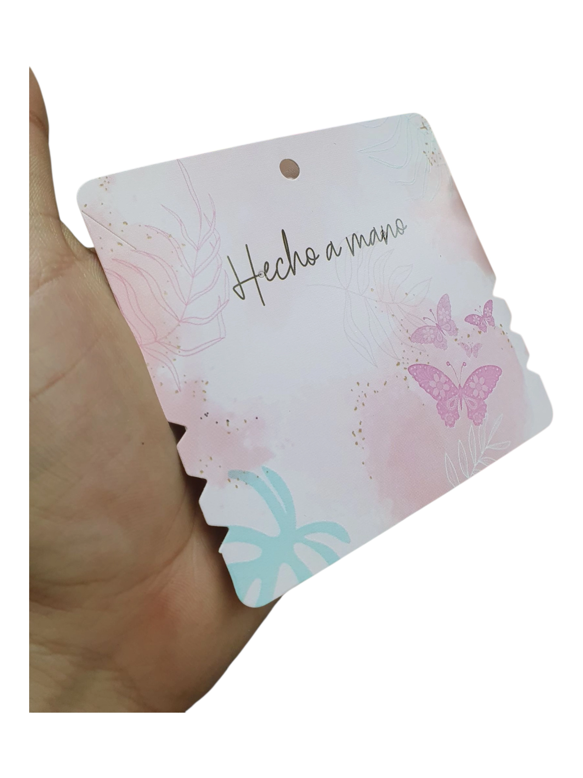 Cartones Para Pulseras Mariposas Rosa - Imagen 4