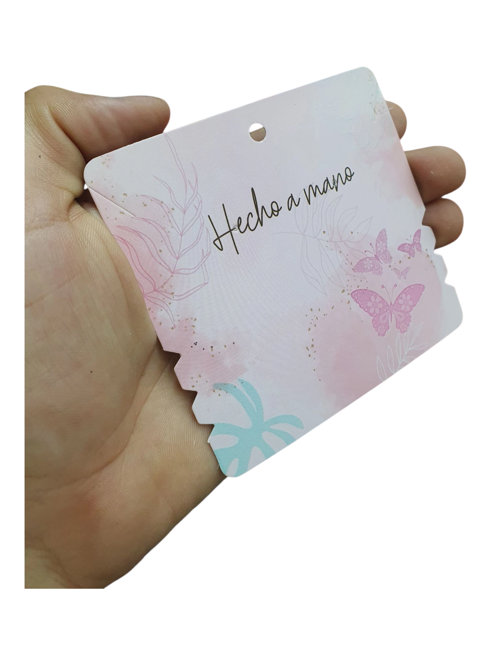 Cartones Para Pulseras Mariposas Rosa