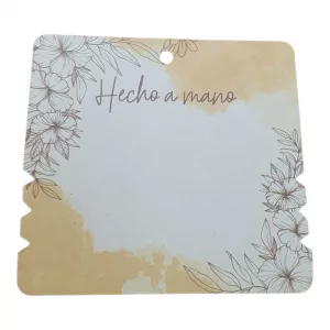 Cartones Para Pulseras Flores (Mate)