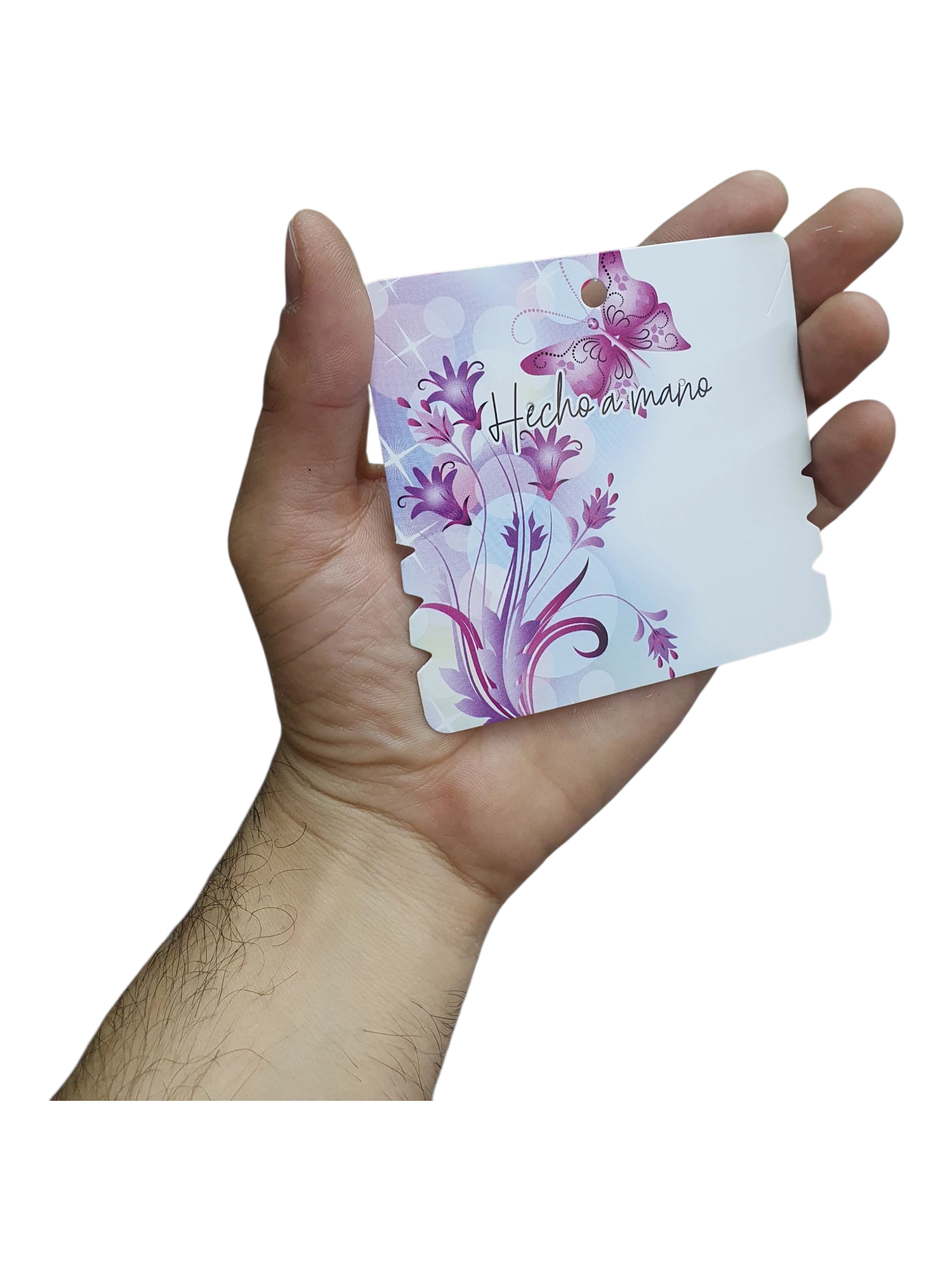 Cartones Para Pulseras Mariposa Y Flores - Imagen 3