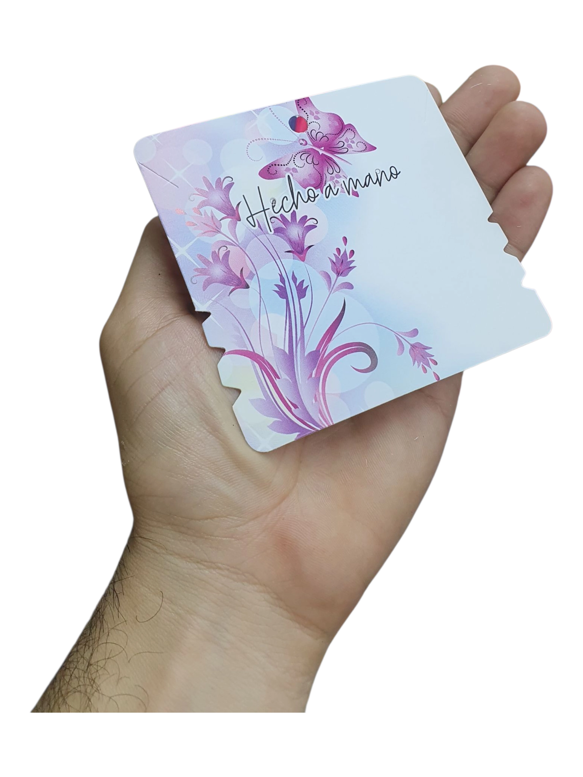 Cartones Para Pulseras Mariposa Y Flores - Imagen 2