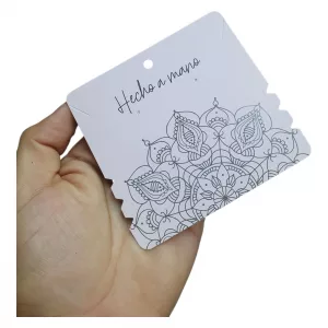 Cartones Para Pulseras Mandala Rosa Claro