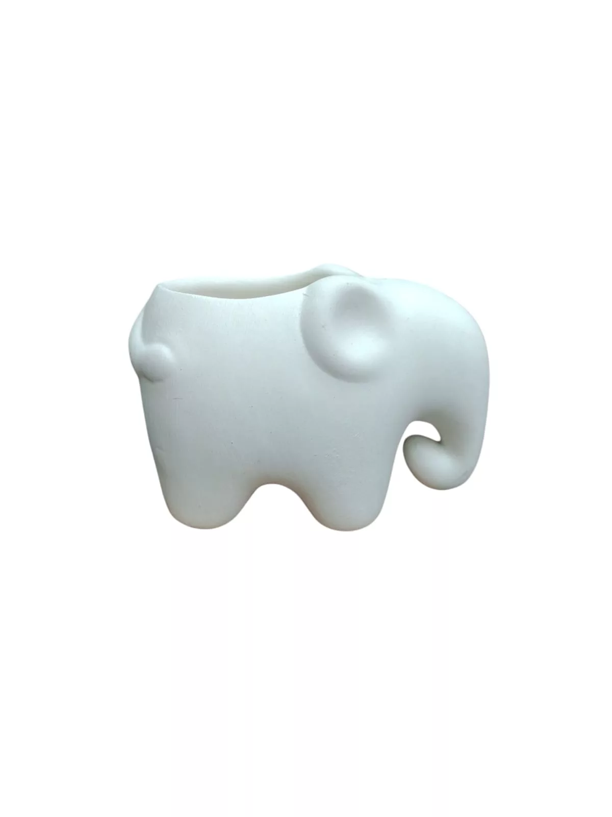 Figura Elefante En Yeso Pequeño Para Pintar - Imagen 3