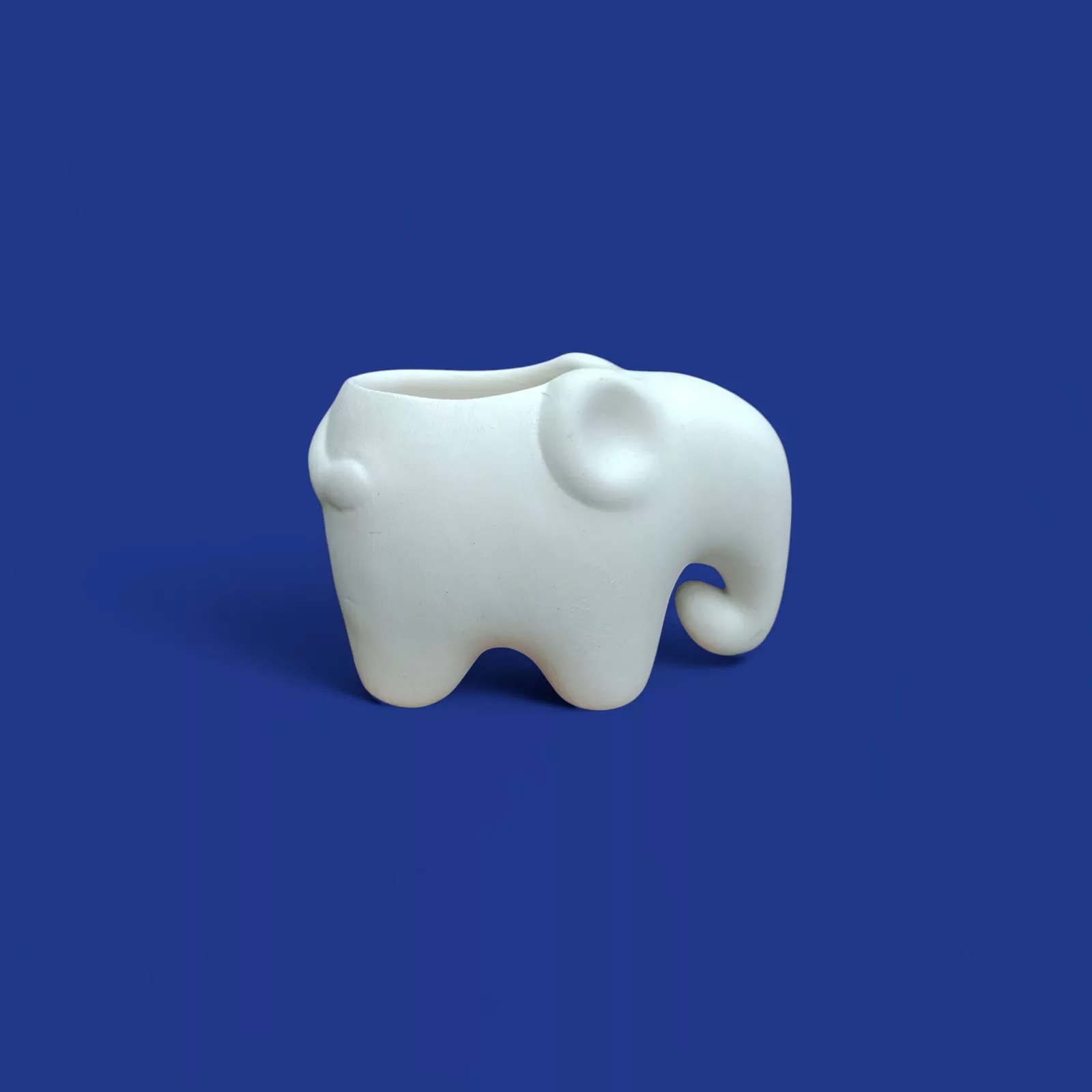 Figura Elefante En Yeso Pequeño Para Pintar - Imagen 4