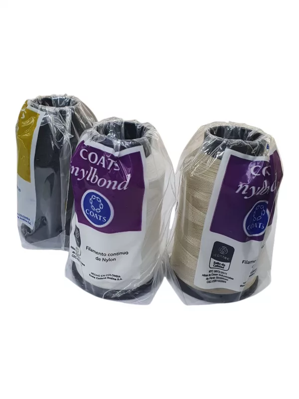 Hilo Coats Nylbond Combo 3 Rollos - Imagen 3
