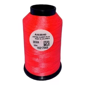 Hilo aptan color salmon neon