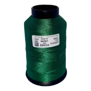 Hilo aptan color verde esmeralda