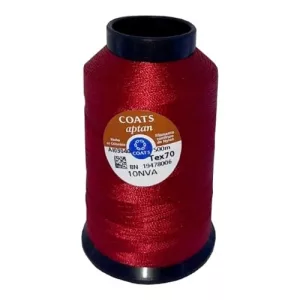 Hilo aptan color rojo oscuro