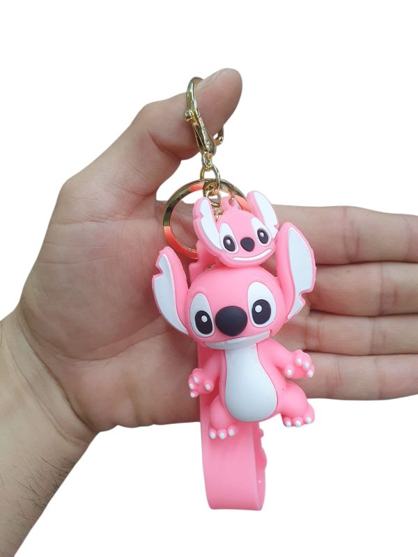 Llavero Pop Figura Stitch Rosa (Angel) (a) - Imagen 3