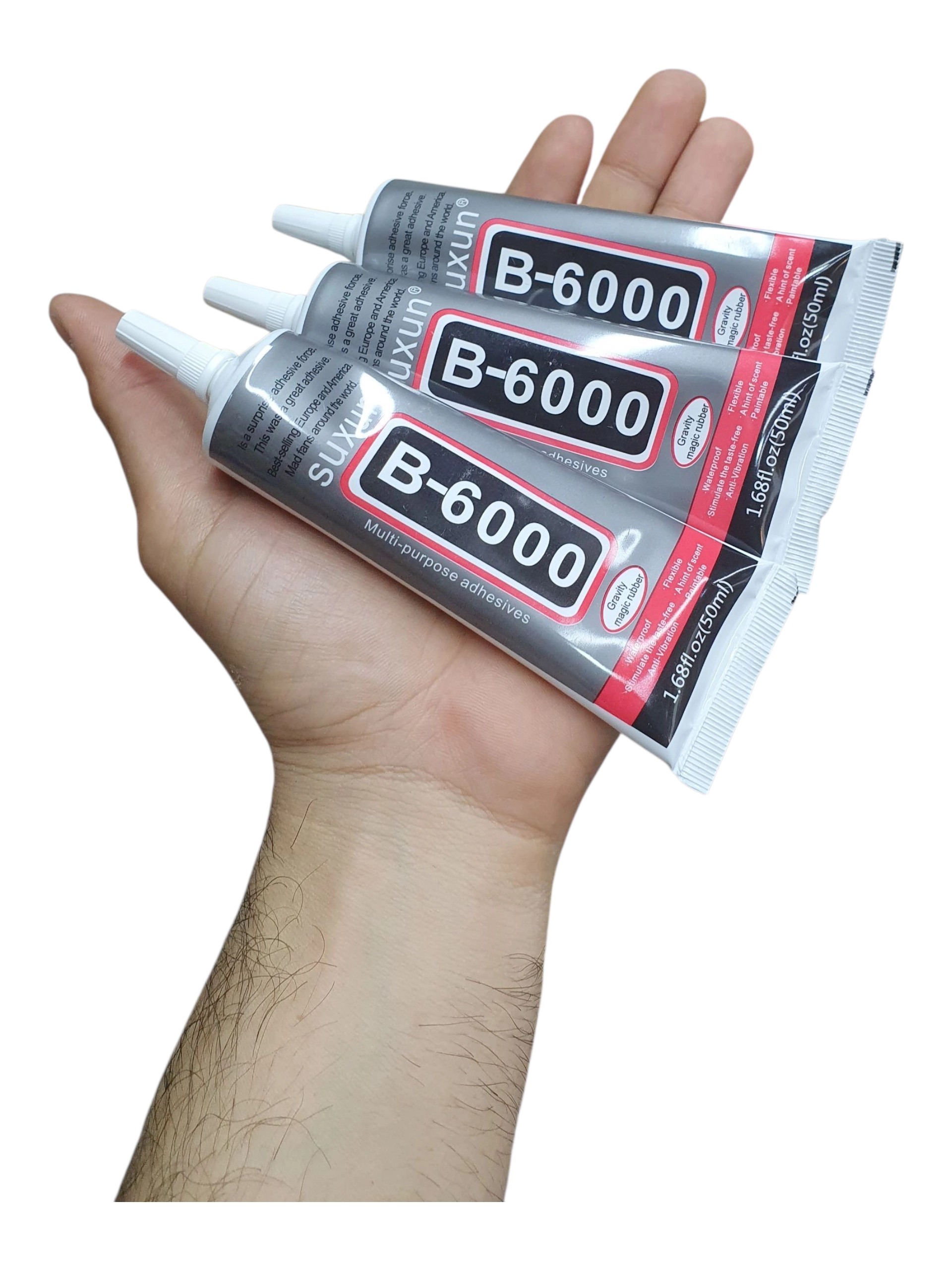 Pega B6000 x 3 Unidades Medianas (50Ml)