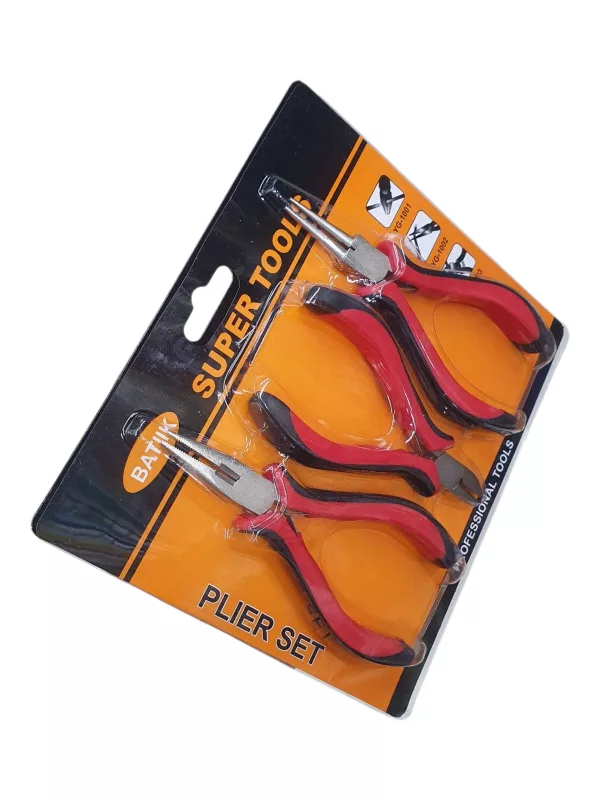 KIT DE 3 PINZAS BISUTERIA