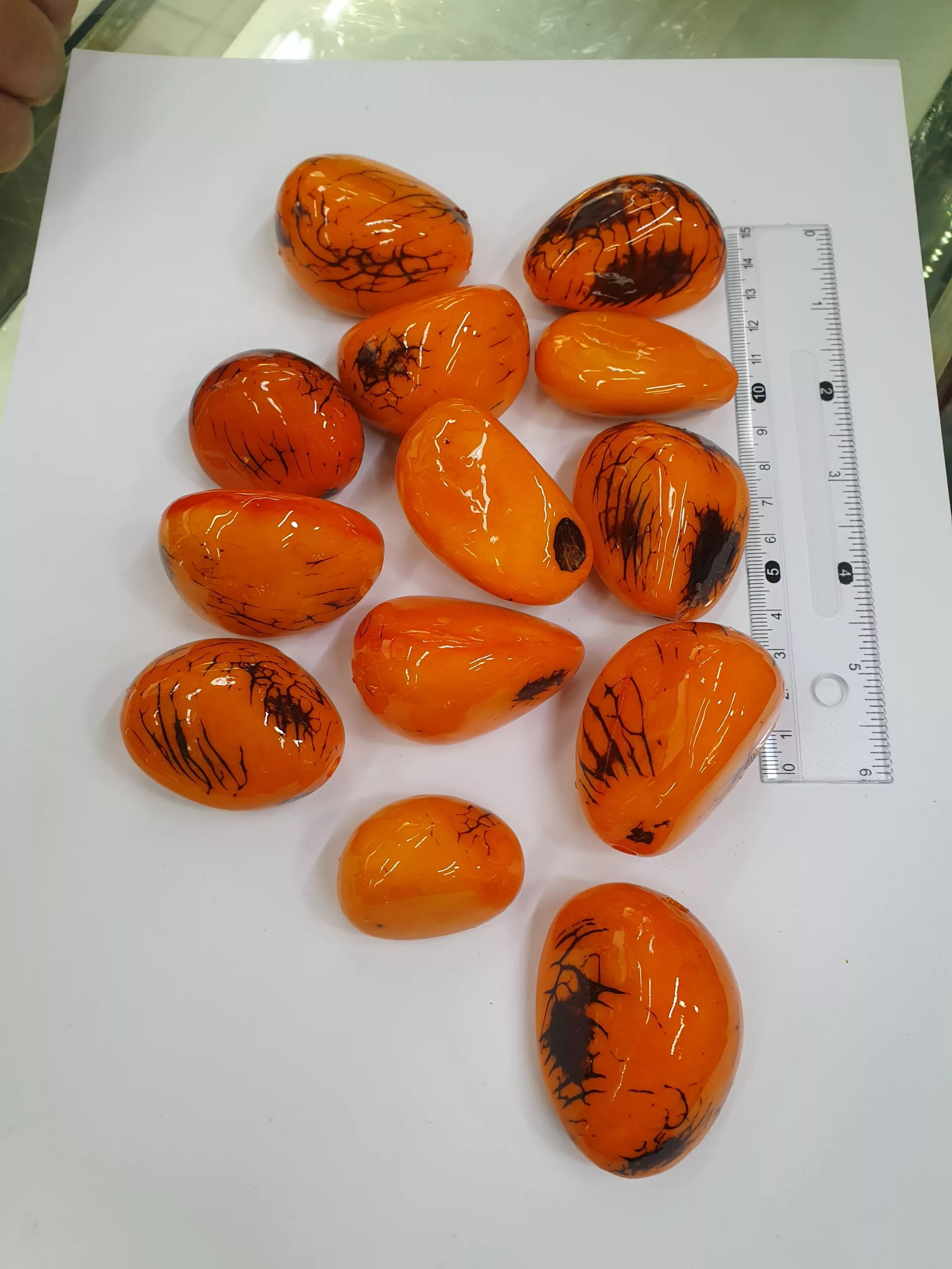 Semillas De Tagua Naranjada 1 Libra - Imagen 3