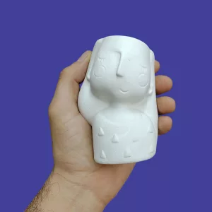 Bizcocho En Yeso Mujer Para Pintar